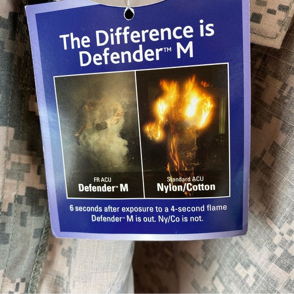 Army Combat Defender M Tencate Jacket FR Camo Medium Flame Resistant Uniform - Picture 11 of 16